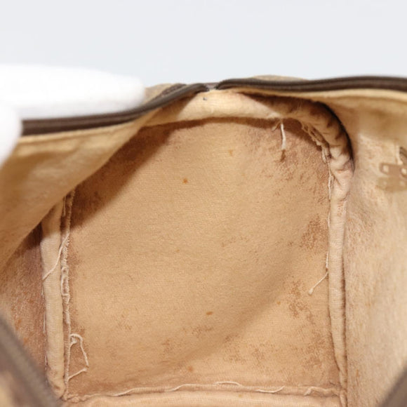 GUCCI GG Supreme Web Sherry Line Boston Bag PVC Beige Gold 40 02 007 Auth 186023