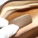 GUCCI GG Supreme Web Sherry Line Boston Bag PVC Beige Gold 40 02 007 Auth 186023-23
