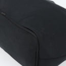FENDI Hand Pouch Cotton jersey Black Silver Auth 186024A-15