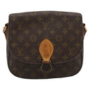 LOUIS VUITTON Monogram Saint Cloud GM Shoulder Bag M51242 LV Auth 186028-13