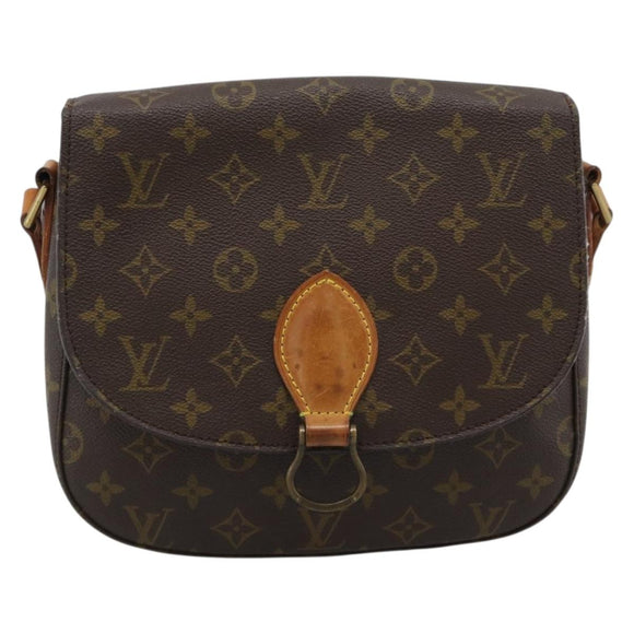 LOUIS VUITTON Monogram Saint Cloud GM Shoulder Bag M51242 LV Auth 186028