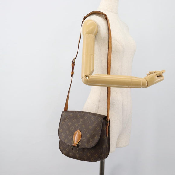 LOUIS VUITTON Monogram Saint Cloud GM Shoulder Bag M51242 LV Auth 186028
