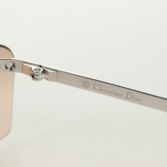 Christian Dior Sunglasses metal Beige Auth 186029M