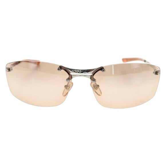 Christian Dior Sunglasses metal Beige Auth 186029M
