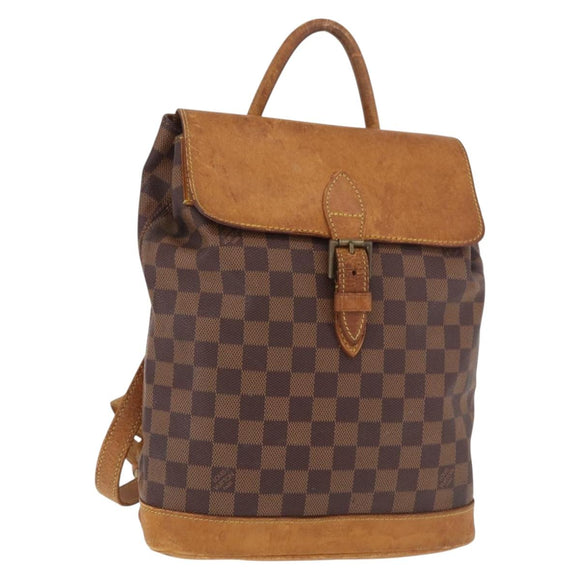 LOUIS VUITTON Damier Ebene Arlucan Backpack N99038 LV Auth 186030