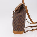 LOUIS VUITTON Damier Ebene Arlucan Backpack N99038 LV Auth 186030-3