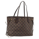 LOUIS VUITTON Damier Ebene Neverfull PM Tote Bag N51109 LV Auth 186031-1