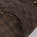 LOUIS VUITTON Damier Ebene Neverfull PM Tote Bag N51109 LV Auth 186031-8