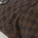 LOUIS VUITTON Damier Ebene Neverfull PM Tote Bag N51109 LV Auth 186031-15