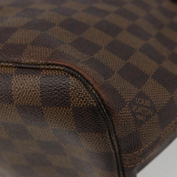 LOUIS VUITTON Damier Ebene Neverfull PM Tote Bag N51109 LV Auth 186031