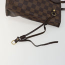 LOUIS VUITTON Damier Ebene Neverfull PM Tote Bag N51109 LV Auth 186031-19