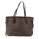 LOUIS VUITTON Damier Ebene Neverfull PM Tote Bag N51109 LV Auth 186031-13
