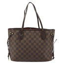 LOUIS VUITTON Damier Ebene Neverfull PM Tote Bag N51109 LV Auth 186031-2