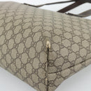 GUCCI GG Supreme Tote Bag PVC Beige 211137 Auth 186032-16