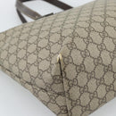 GUCCI GG Supreme Tote Bag PVC Beige 211137 Auth 186032-17