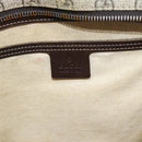 GUCCI GG Supreme Tote Bag PVC Beige 211137 Auth 186032-19