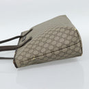 GUCCI GG Supreme Tote Bag PVC Beige 211137 Auth 186032-3