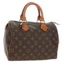 LOUIS VUITTON Monogram Speedy 25 Hand Bag M41528 LV Auth 186035SAV-1