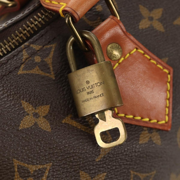LOUIS VUITTON Monogram Speedy 25 Hand Bag M41528 LV Auth 186035SAV