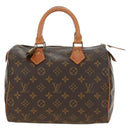 LOUIS VUITTON Monogram Speedy 25 Hand Bag M41528 LV Auth 186035SAV-13