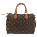 LOUIS VUITTON Monogram Speedy 25 Hand Bag M41528 LV Auth 186035SAV-2