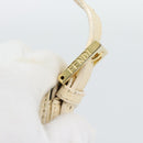 FENDI Mamma Baguette Shoulder Bag Leather Ivory Gold Auth 186036SAM-19