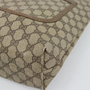 GUCCI GG Supreme Web Sherry Line Tote Bag PVC Beige 39 02 003 Auth 186038-10