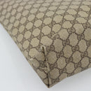 GUCCI GG Supreme Web Sherry Line Tote Bag PVC Beige 39 02 003 Auth 186038-13