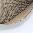 GUCCI GG Supreme Web Sherry Line Tote Bag PVC Beige 39 02 003 Auth 186038-19