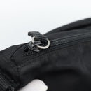 PRADA Shoulder Bag Nylon Black Silver Auth 186039A-19