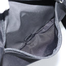 PRADA Shoulder Bag Nylon Black Silver Auth 186039A-27