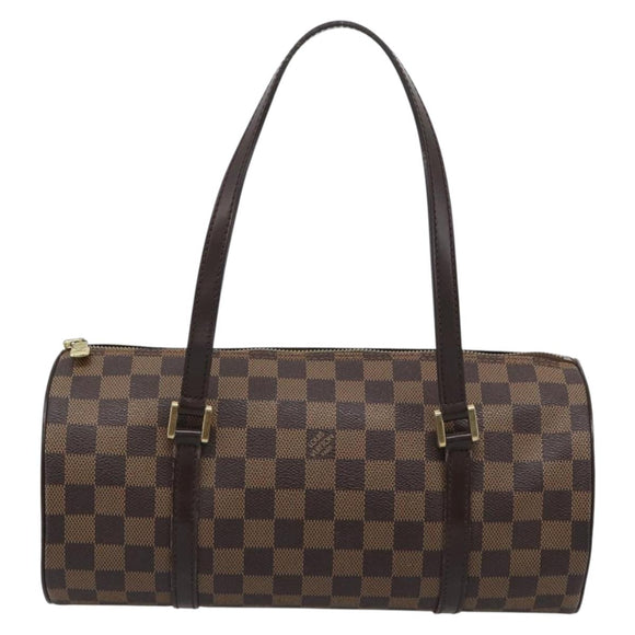 LOUIS VUITTON Damier Ebene Papillon 30 Hand Bag N51303 LV Auth 186041