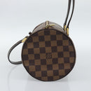 LOUIS VUITTON Damier Ebene Papillon 30 Hand Bag N51303 LV Auth 186041-3