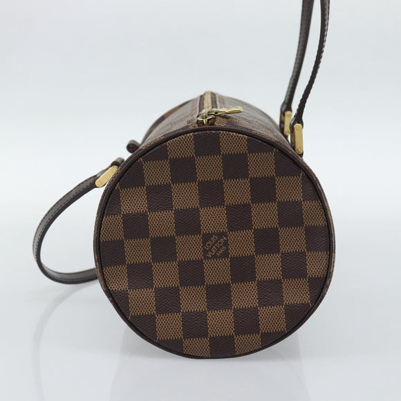 LOUIS VUITTON Damier Ebene Papillon 30 Hand Bag N51303 LV Auth 186041