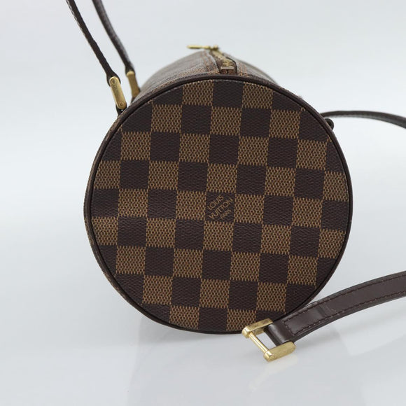 LOUIS VUITTON Damier Ebene Papillon 30 Hand Bag N51303 LV Auth 186041