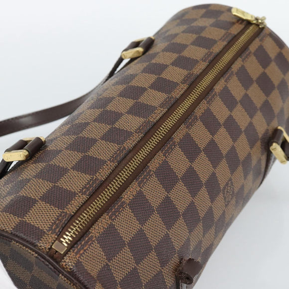 LOUIS VUITTON Damier Ebene Papillon 30 Hand Bag N51303 LV Auth 186041