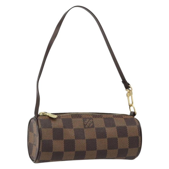 LOUIS VUITTON Damier Ebene Papillon Pouch LV Auth 186042A