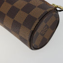LOUIS VUITTON Damier Ebene Papillon Pouch LV Auth 186042A-16