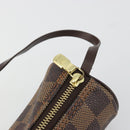 LOUIS VUITTON Damier Ebene Papillon Pouch LV Auth 186042A-10