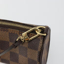 LOUIS VUITTON Damier Ebene Papillon Pouch LV Auth 186042A-9