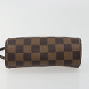 LOUIS VUITTON Damier Ebene Papillon Pouch LV Auth 186042A-5