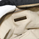 Miu Miu Shoulder Bag Nylon Black Silver Auth 186046A-16