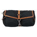 Miu Miu Shoulder Bag Nylon Black Silver Auth 186046A-2
