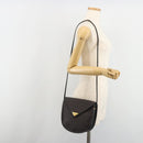 SAINT LAURENT Shoulder Bag PVC Canvas Purple Gold Auth 186047A-22