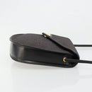 SAINT LAURENT Shoulder Bag PVC Canvas Purple Gold Auth 186047A-3