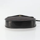 SAINT LAURENT Shoulder Bag PVC Canvas Purple Gold Auth 186047A-5