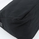 FENDI Mamma Baguette Shoulder Bag Cotton jersey Black Silver Auth 186048-13
