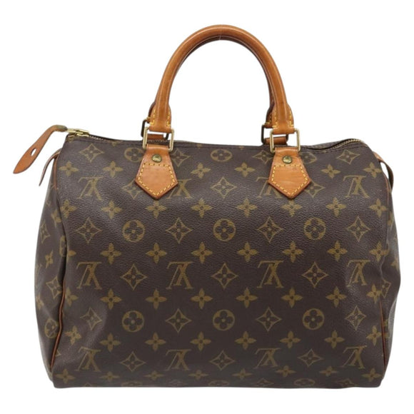 LOUIS VUITTON Monogram Speedy 30 Hand Bag M41526 LV Auth 186053A