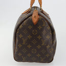 LOUIS VUITTON Monogram Speedy 30 Hand Bag M41526 LV Auth 186053A-4