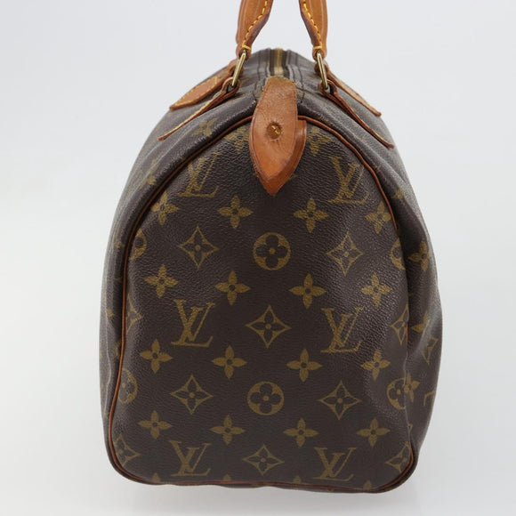 LOUIS VUITTON Monogram Speedy 30 Hand Bag M41526 LV Auth 186053A
